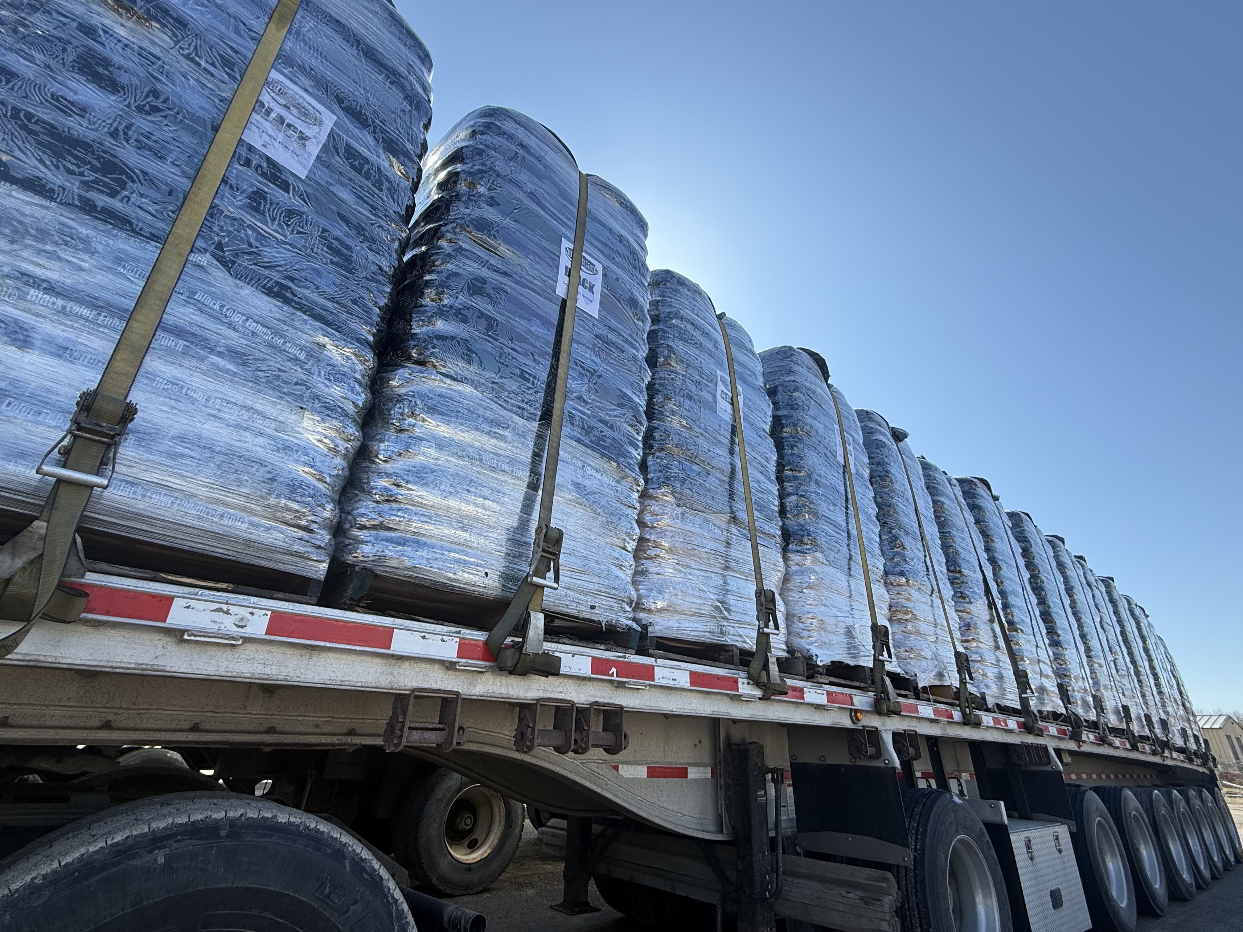 Pallets of Nature's Mate mulch